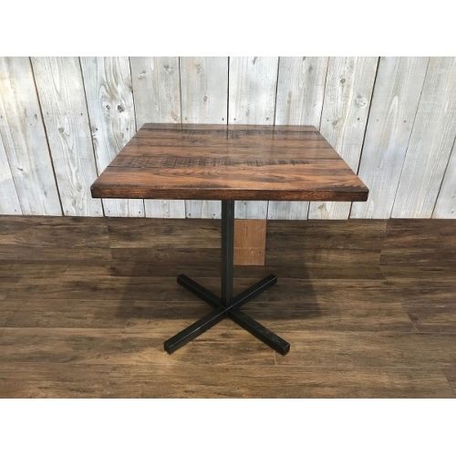 ACME Furniture (アクメファニチャー) カフェテーブル ブラウン×ブラック オーク/アイアン (+Tax) GRANDVIEW CAFE TABLE