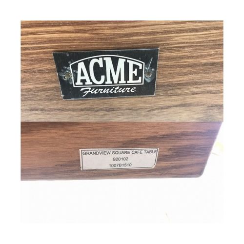ACME Furniture (アクメファニチャー) カフェテーブル ブラウン×ブラック オーク/アイアン (+Tax) GRANDVIEW CAFE TABLE