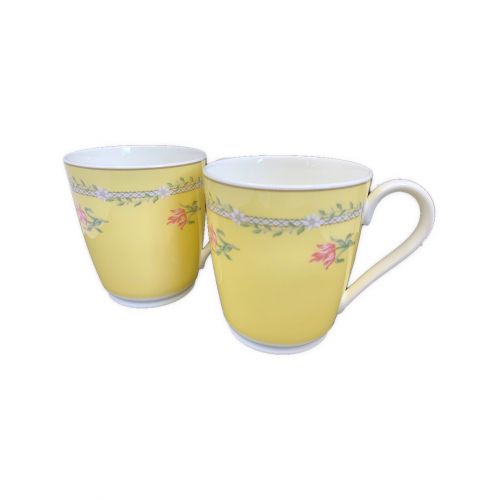 Tiffany Co ティファニー ペアマグカップ イエロー 花柄 2pセット トレファクonline