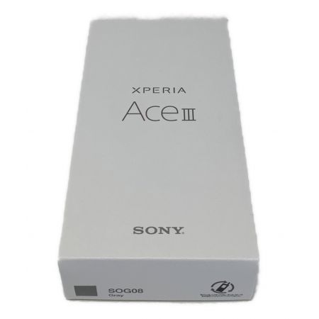SONY (ソニー) Xperia Ace III SOG08 au 64GB Android 12 バッテリー:Aランク 程度:Aランク ○ サインアウト確認済 357013761354846