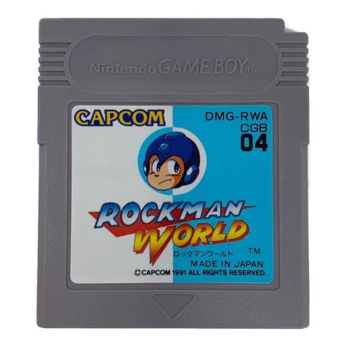 輝い ロックマンワールド 1 ゲームボーイ WORLD ROCKMAN 箱 初代