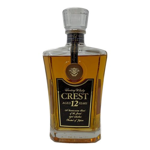 サントリー ウィスキー CREST 12年 700ml 未開封｜トレファクONLINE