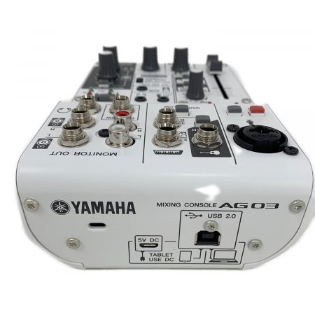 YAMAHA (ヤマハ) ウェブキャスティングミキサー AG03 通電確認のみ 