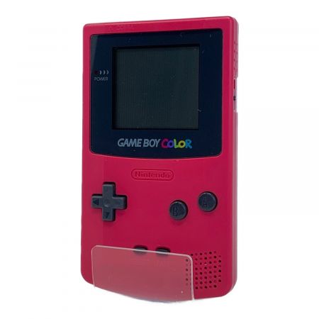 Nintendo (ニンテンドウ) GAMEBOY COLOR 1998年モデル ピンク ※電池液漏跡有 CGB-001 動作確認済 11370393