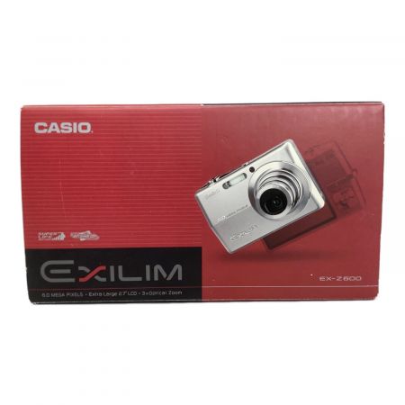 CASIO (カシオ) コンパクトデジタルカメラ キズ有 動作確認済 ※年数経過保証無し EXILIM EX-Z600 600万画素 専用電池 SDカード対応 8318740A