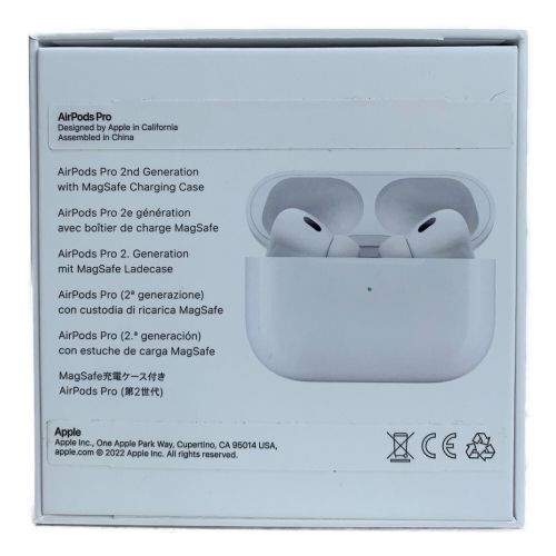 Apple (アップル) AirPods Pro(第2世代) A2700 MQD83J/A 2022年モデル