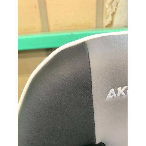 AK Racing (エーケーレーシング) ゲーミングチェア　ｹﾞｰﾐﾝｸﾞ座椅子 ブラック×ライトグレー AKR-GYOKUZA/V2-GREY