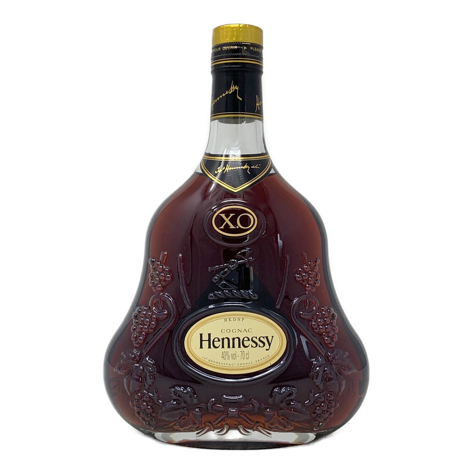 ヘネシー (Hennessy) コニャック 700ml XO 金キャップ クリア