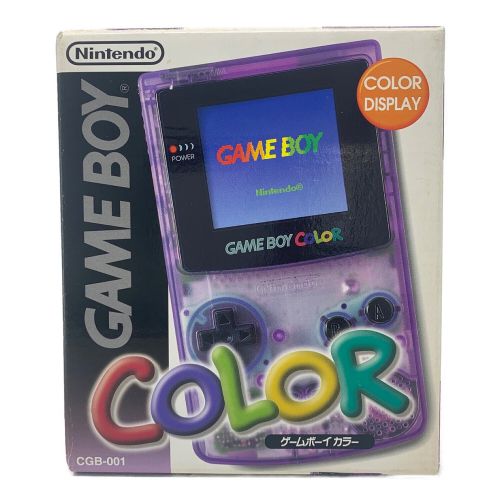 Nintendo (ニンテンドウ) GAMEBOY COLOR クリアパープル ※キズ・ヨゴレ