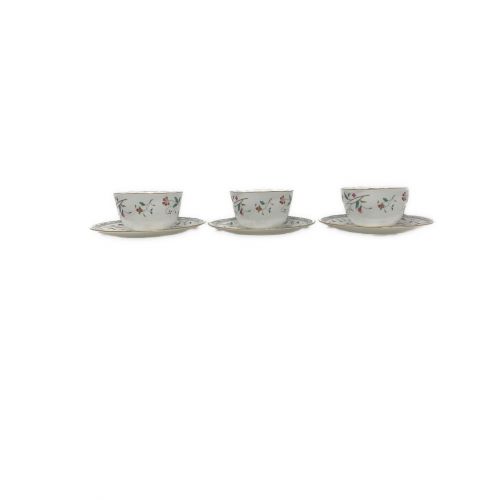 ノリタケ 切なく 花更紗 ティーポット カップ＆ソーサー2客セット