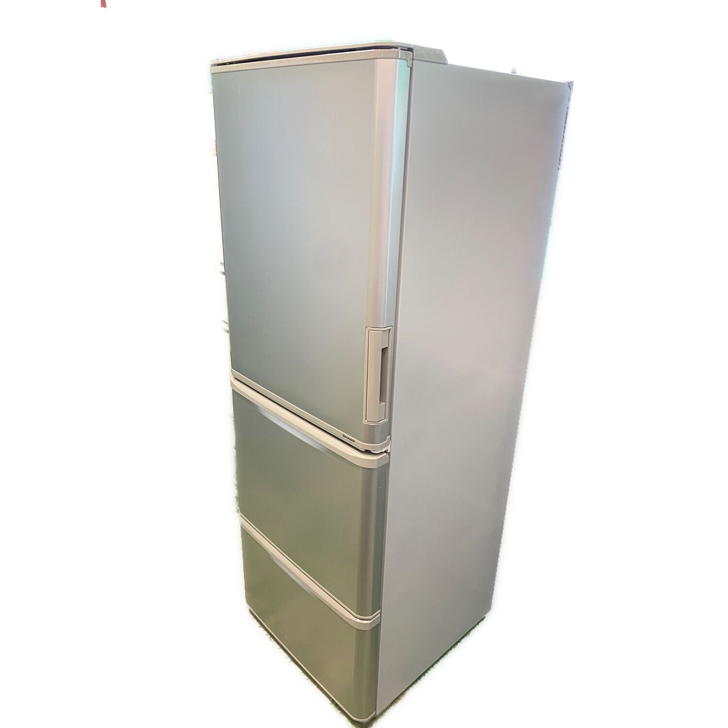 サイズシャープ 冷蔵庫 2019年製 3ドア SJ-W351E-S シルバー