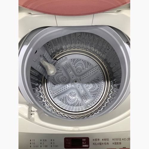 SHARP (シャープ) 全自動洗濯機 6.0kg ES-GE60R-P 2016年製