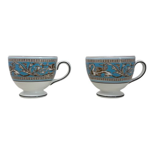 Wedgwood (ウェッジウッド) カップ&ソーサー フロレンティーン・ターコイズ 2Pセット