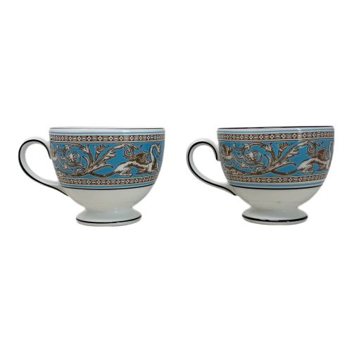 Wedgwood (ウェッジウッド) カップ&ソーサー フロレンティーン・ターコイズ 2Pセット