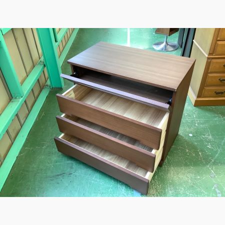 FU742】☆府中家具 8段チェスト ブラウン