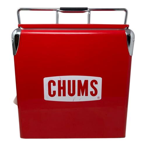 CHUMS (チャムス) スチールクーラーボックス タグ付 レッド