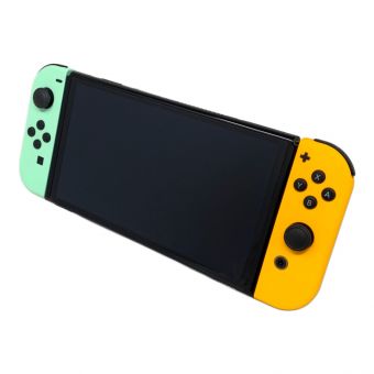 Nintendo Nintendo Switch(有機ELモデル) 2021年モデル ※Joy-Conストラップ欠品 ※Switchドック裏蓋欠品 HEG-001 動作確認済 ストレージ:64GB XTJ10110851898