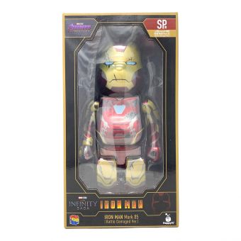 BEAR BRICK (ベアブリック) フィギュア Happyくじ SP賞 MARVEL IRON MAN Mark 85（Battle Damaged Ver.） THE INFINITY SAGA