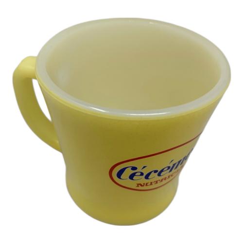 Fire King (ファイヤーキング) Dハンドルマグカップ ニュートリシア NUTRICIA Cecemel 1960年代