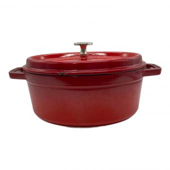 Staub (ストウブ) 鍋 レッド ピコ・ココット 27 cm