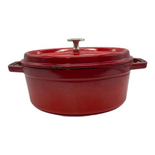 Staub (ストウブ) 鍋 レッド ピコ・ココット 27 cm