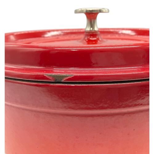 Staub (ストウブ) 鍋 レッド ピコ・ココット 27 cm