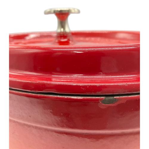 Staub (ストウブ) 鍋 レッド ピコ・ココット 27 cm