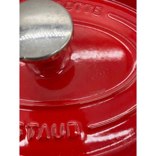 Staub (ストウブ) 鍋 レッド ピコ・ココット 27 cm