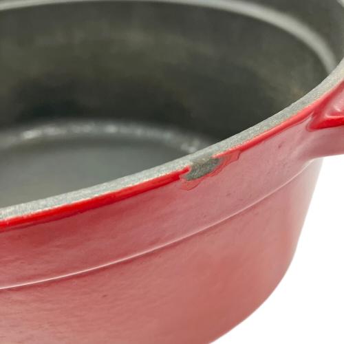 Staub (ストウブ) 鍋 レッド ピコ・ココット 27 cm