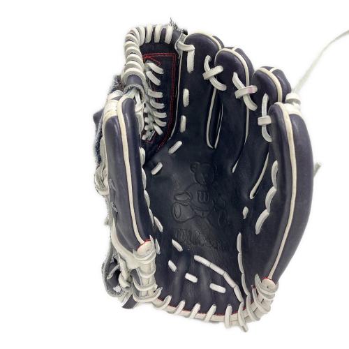 Wilson (ウィルソン) 右投げ用　グローブ ネイビー×ホワイト