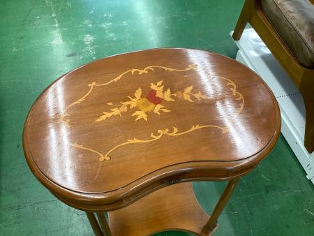 米国 HEKMAN ファニチャー 象嵌細工 オーバル 型 サイドテーブル 米国 HEKMAN ファニチャー 象嵌細工 オーバル 型 サイドテーブル