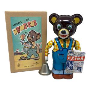 T.K.TOYS製 ブリキおもちゃニュースクマ