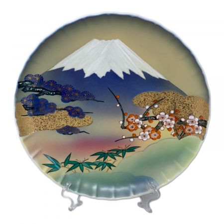華山萬右衛門窯 飾り皿 黄金富士｜トレファクONLINE