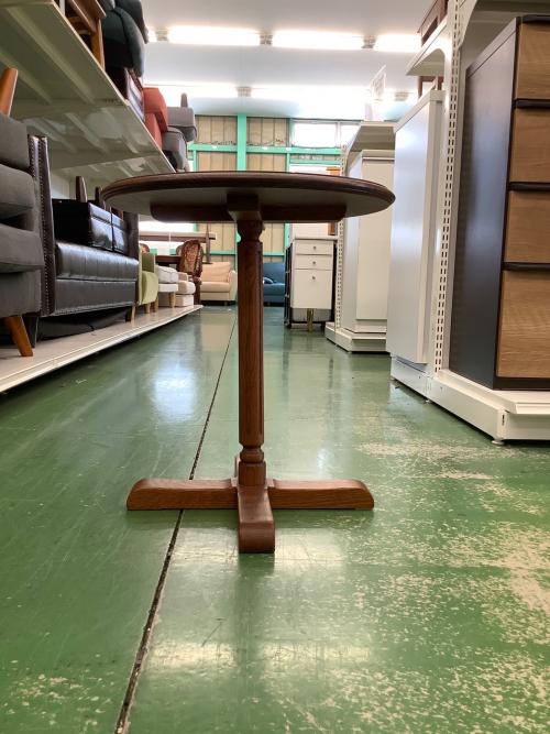 Najico (ナジコ) サイドテーブル ブラウン ジャパンビンテージ ラウンド オーク材 FIVESTARS by najico