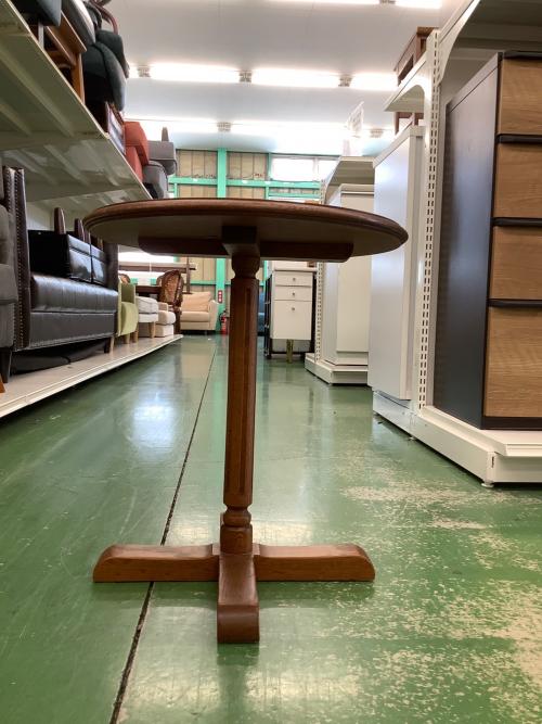 Najico (ナジコ) サイドテーブル ブラウン ジャパンビンテージ ラウンド オーク材 FIVESTARS by najico