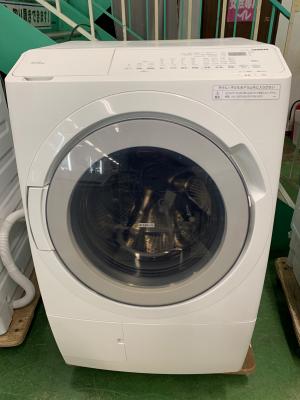 HITACHI (ヒタチ) ドラム式洗濯乾燥機 変色ヤケ・ヨゴレ有 ボルト付 12.0kg BD-SV120JL 2024年製 クリーニング済 50Hz／60Hz