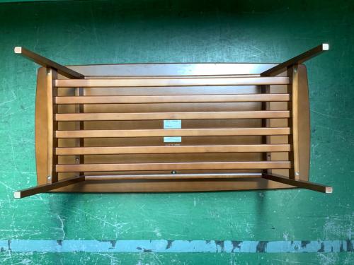 カリモク60 (カリモクロクマル) ローテーブル ブラウン  T36400 RWK ラバートリー リビングテーブル大 幅:約119㎝