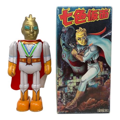 ビリケン商会ブリキ7色仮面 インテリア小物