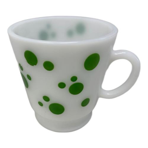 Fire King (ファイヤーキング) マグカップ ヘーゼルアトラス・グリーンドット