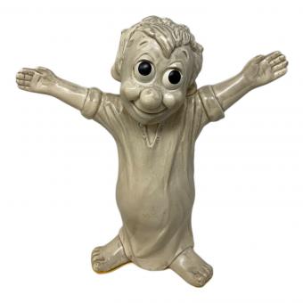 巨大メッセージドール 1970年代 ヴィンテージ 両手上げ