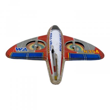 VTOL AIRCRAFT MF031 ブリキ おもちゃ飛行機 WORLD AIRLINE ブリキ飛行機 男の子おもちゃ WORLD AIRLINE