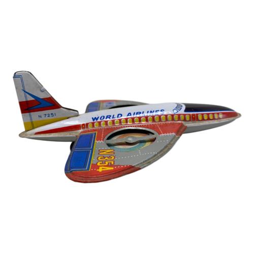 WORLD AIRLINE ブリキ飛行機 男の子おもちゃ WORLD AIRLINE