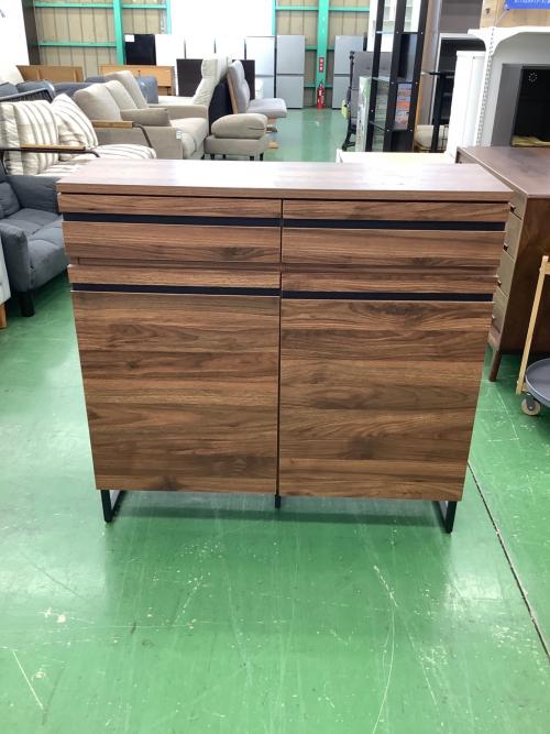 ハイチェスト ダークブラウン