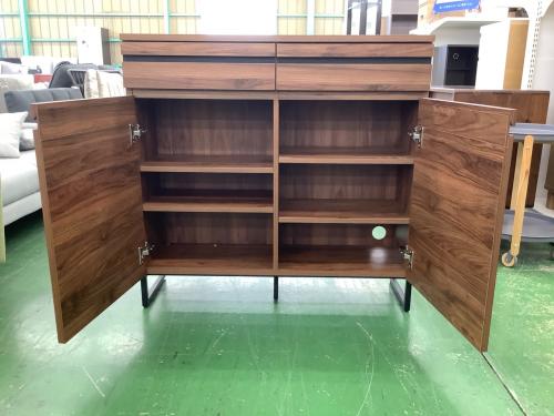 ハイチェスト ダークブラウン