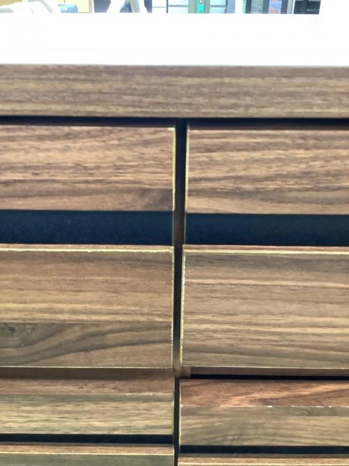 ハイチェスト ダークブラウン