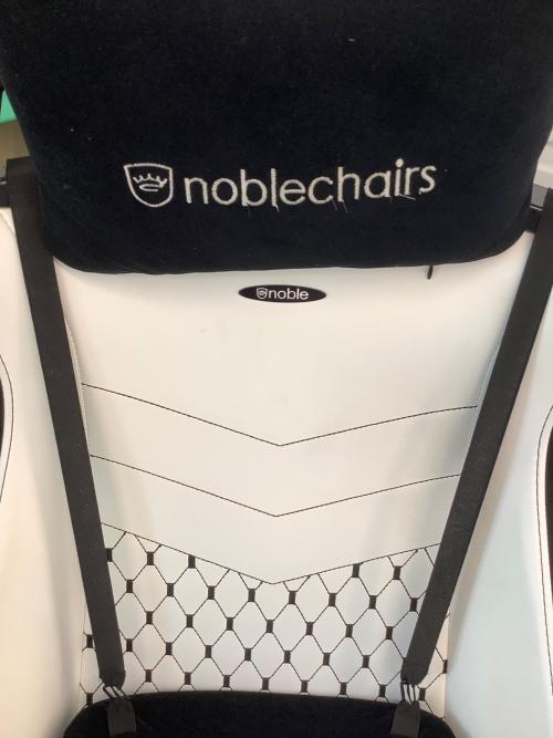 noblechairs (ノーブルチェアーズ) ゲーミングチェア ホワイト×ブラック 239