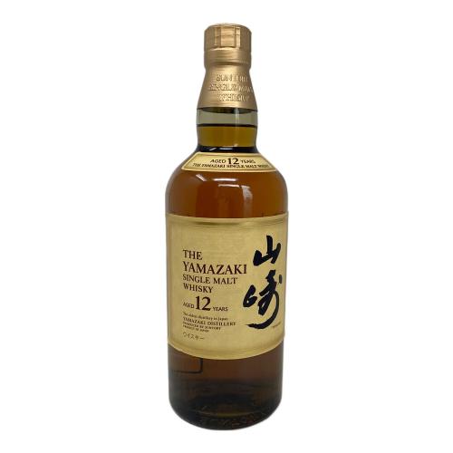 サントリー ジャパニーズウィスキー シングルモルト 700ml 山崎 12年 未開封