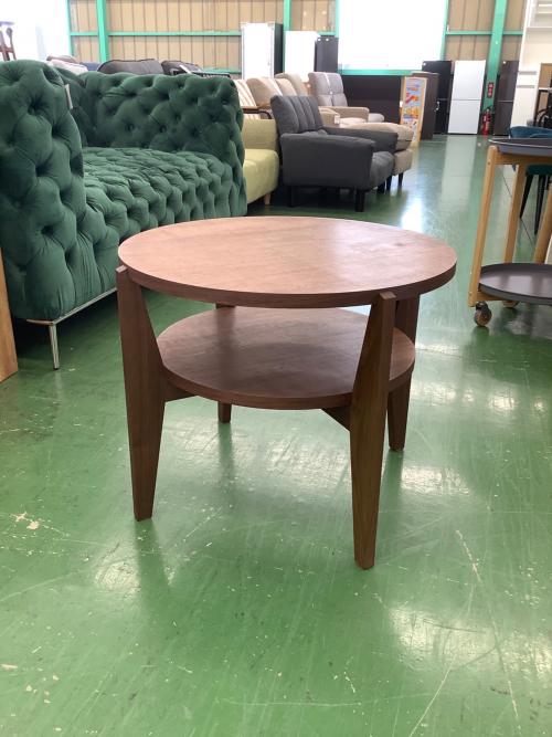 KARF (カーフ) サイドテーブル ブラウン 196 ラウンド WEAVE