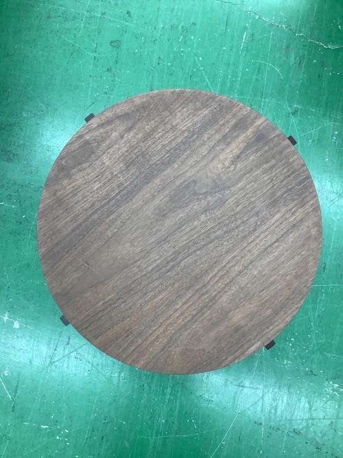 KARF (カーフ) サイドテーブル ブラウン 196 ラウンド WEAVE