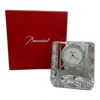 Baccarat (バカラ) 置時計 エキノックス クリスタルクロック 動作確認済み 箱付き